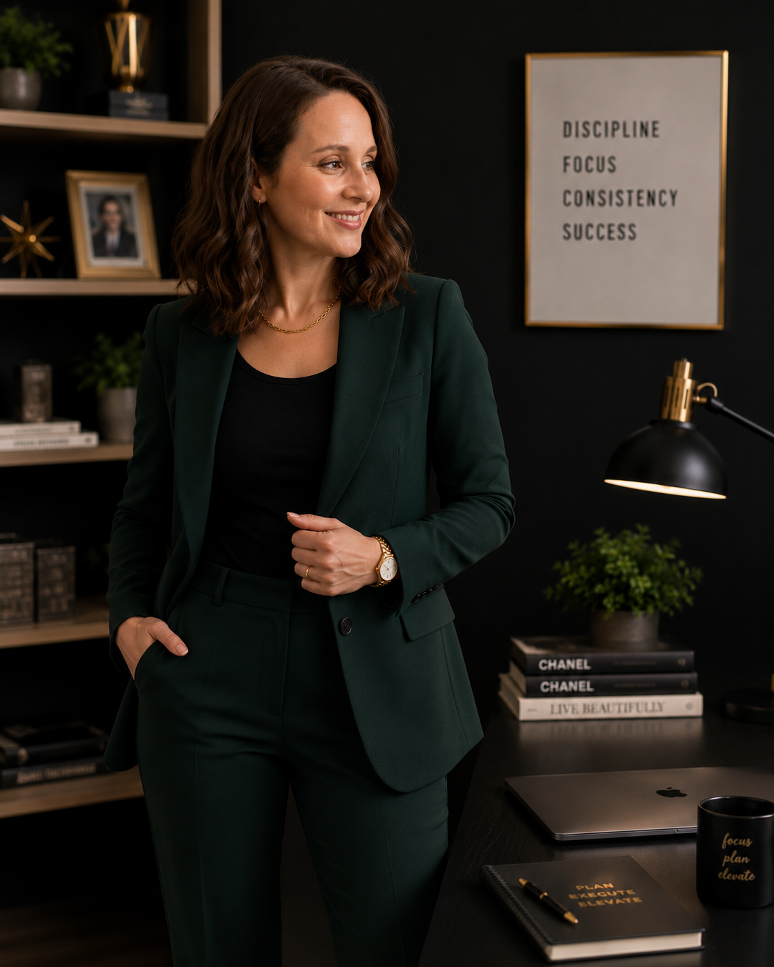 Founder reviewing what's working in her business